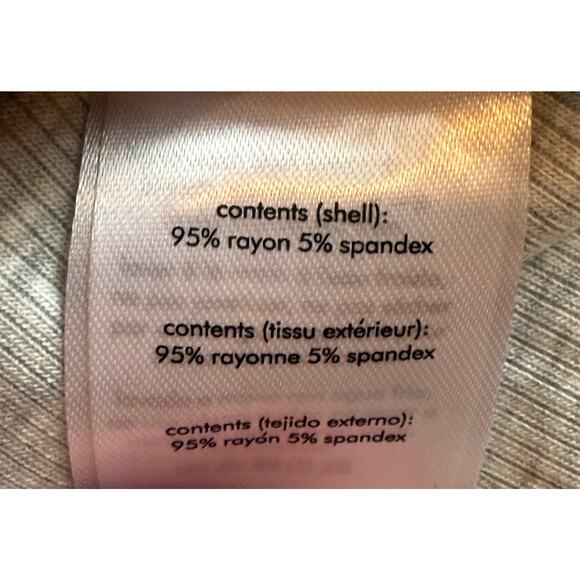 Who wore What X Revolve V-Neck Henley Bodysuit in Heather Grey sz Small - Picture 6 of 6